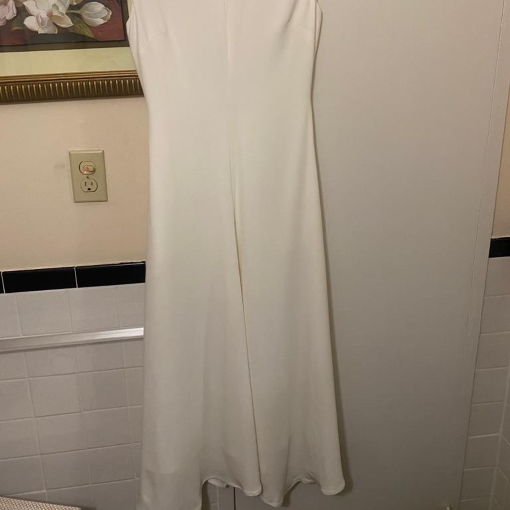 NWT REISS White Livvy Mock Neck Maxi Dress - UK 8/ US 4 - Picture 7 of 16
